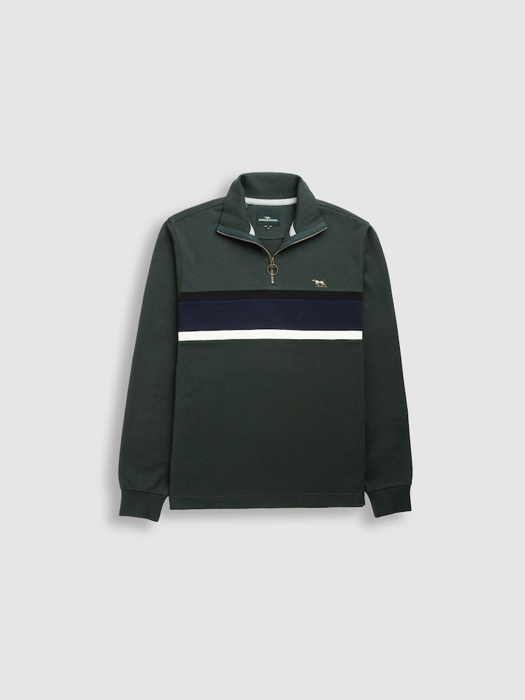 Rodd & Gunn Green Chesterfield Sweat Top - Image 6 of 6