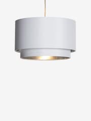 White Rico 2 Tier Easy Fit Lamp Shade - Image 6 of 6