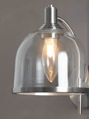 Brushed Chrome Blisworth Outdoor And Indoor (Including Bathroom) Wall Light - Image 3 of 4