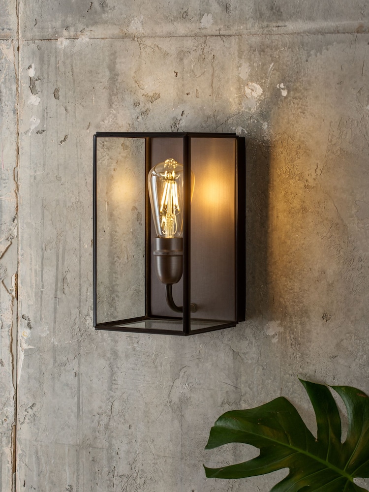 Black Brooklyn Outdoor And Indoor (Including Bathroom) Wall Light - Image 1 of 7