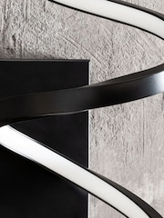 Black Spiral Outdoor And Indoor (Including Bathroom) Wall Light - Image 3 of 6