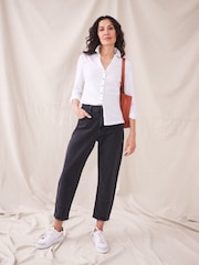 White Stuff White 100% Cotton Annie Jersey Shirt - Image 1 of 8