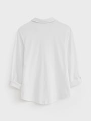 White Stuff White 100% Cotton Annie Jersey Shirt - Image 6 of 8