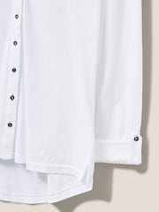 White Stuff White 100% Cotton Annie Jersey Shirt - Image 8 of 8