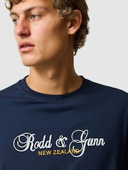Rodd & Gunn Dark Blue Wendon Valley T-Shirt - Image 4 of 6