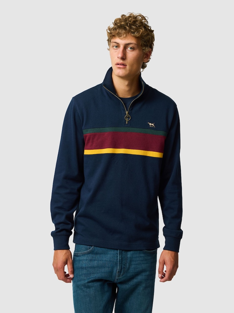 Rodd & Gunn Blue Chesterfield Sweat Top - Image 1 of 6 Rodd & Gunn Blue Chesterfield Sweat Top - Image 1 of 6