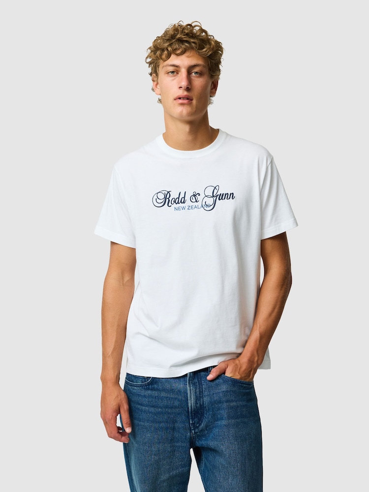 Rodd & Gunn White Wendon Valley T-Shirt - Image 1 of 6 Rodd & Gunn White Wendon Valley T-Shirt - Image 1 of 6