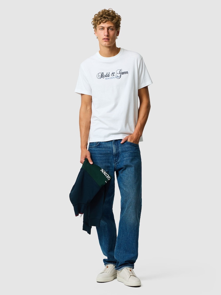 Rodd & Gunn White Wendon Valley T-Shirt - Image 2 of 6 Rodd & Gunn White Wendon Valley T-Shirt - Image 2 of 6