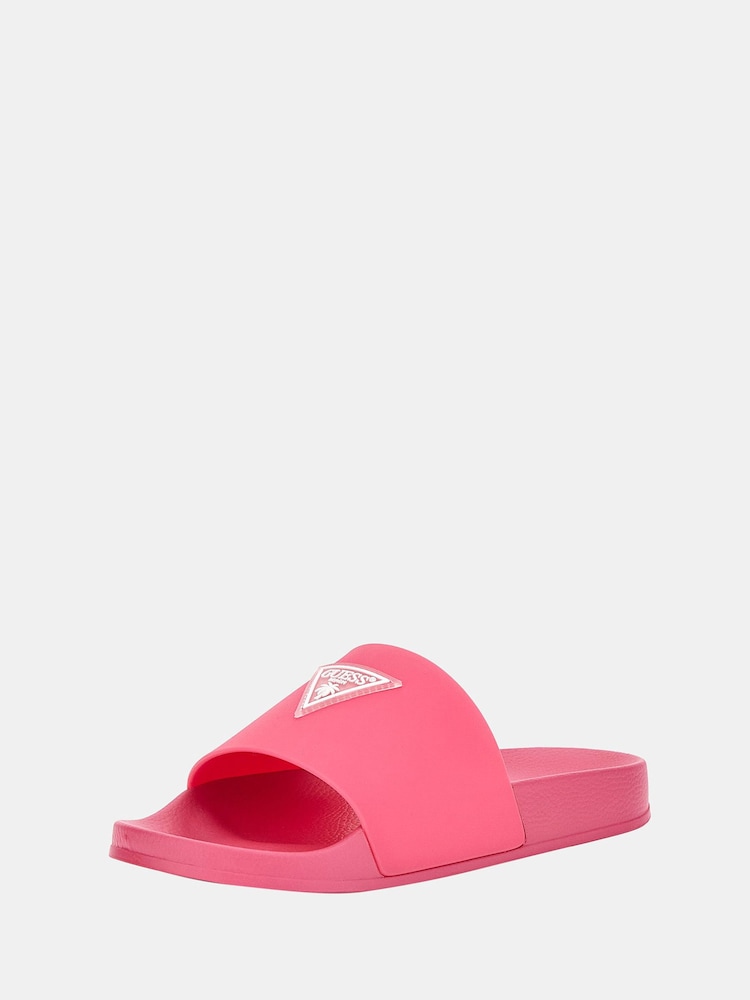 Guess Pink Beach Slippers - Image 1 of 4