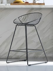 CosmoLiving Black Ellis Lightweight Bar Stool - Image 1 of 4