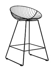 CosmoLiving Black Ellis Lightweight Bar Stool - Image 3 of 4