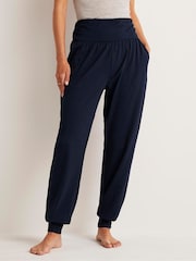 Boden Blue Hareem Jersey Joggers - Image 2 of 6