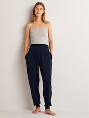 Boden Blue Hareem Jersey Joggers - Image 3 of 6