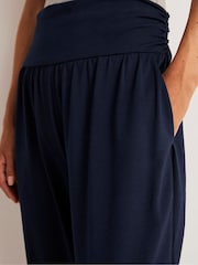 Boden Blue Hareem Jersey Joggers - Image 4 of 6