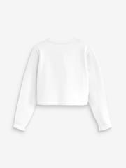 White Occasion Shrug Cardigan (3mths-16yrs) - Image 2 of 3