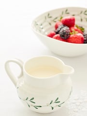 Sophie Conran White Portmeirion Christmas Mistletoe Cream Jug - Image 1 of 3