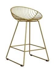 CosmoLiving Gold Ellis Lightweight Bar Stool - Image 3 of 3