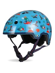 Micro Scooters Blue Dinosaur Curved Deluxe Helmet - Image 1 of 4