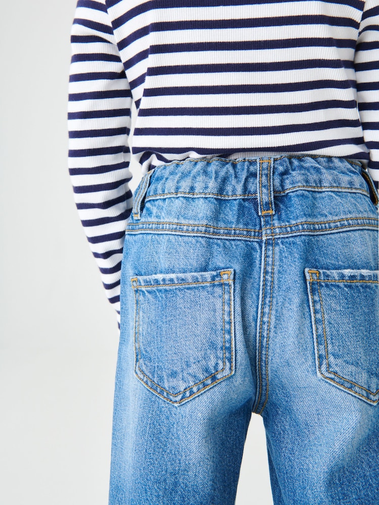 Bleach Wash Mom 100% Cotton Jeans (3-16yrs) - Image 13 of 13