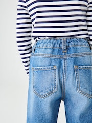 Bright Blue Distressed Mom Jeans (3-16yrs) - Image 5 of 8