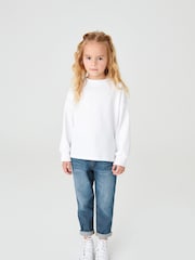 Denim, Mittelblau - Mom 100% Cotton Jeans (3-16yrs) - Bild 2 von 7