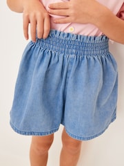 Bright Blue Regular Length 100% Cotton Shorts (3-16yrs) - Image 2 of 6