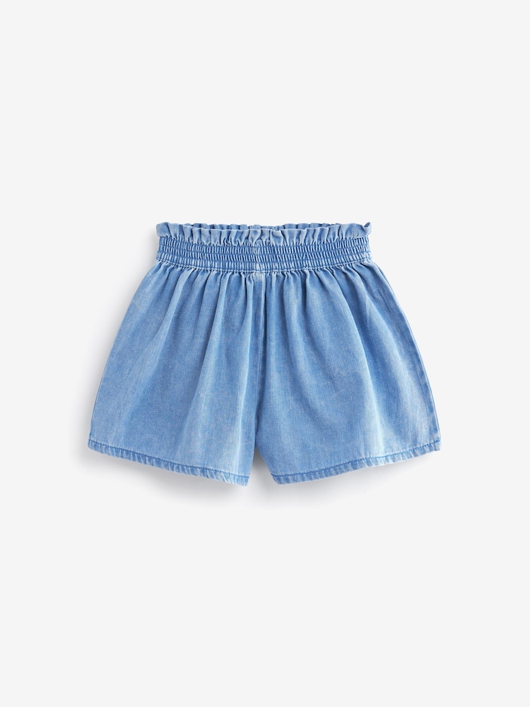 Bright Blue Regular Length 100% Cotton Shorts (3-16yrs) - Image 5 of 6