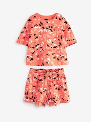 Multi Animal Print Short Pyjamas 3 Pack (3-16yrs) - Image 2 of 6