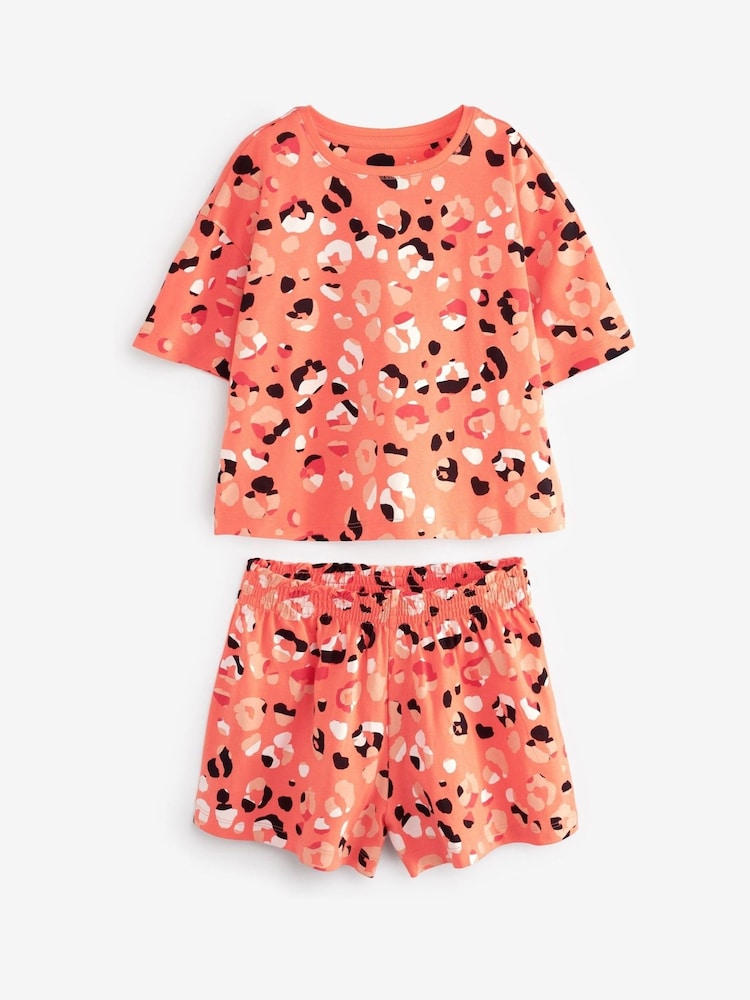 Multi Animal Print Short Pyjamas 3 Pack (3-16yrs) - Image 2 of 6