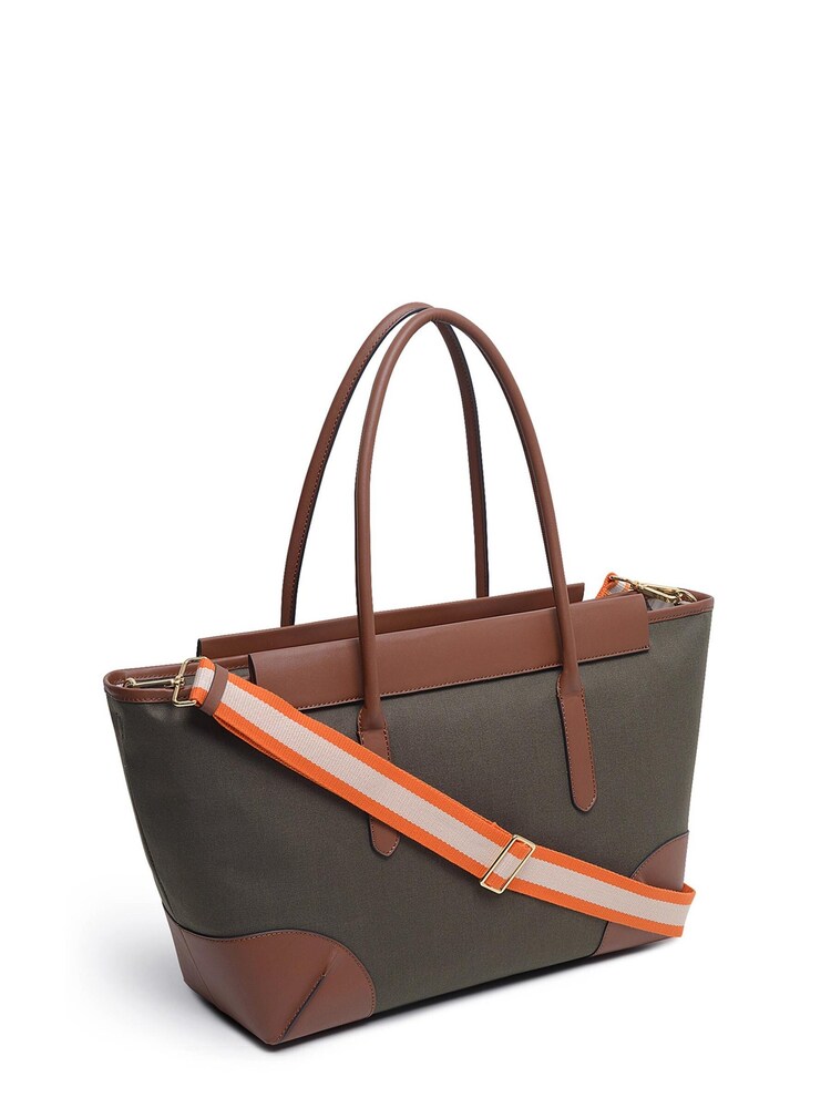 Radley London Morris Road 100% Cotton Large Zip Top Shoulder Bag - Image 2 of 4