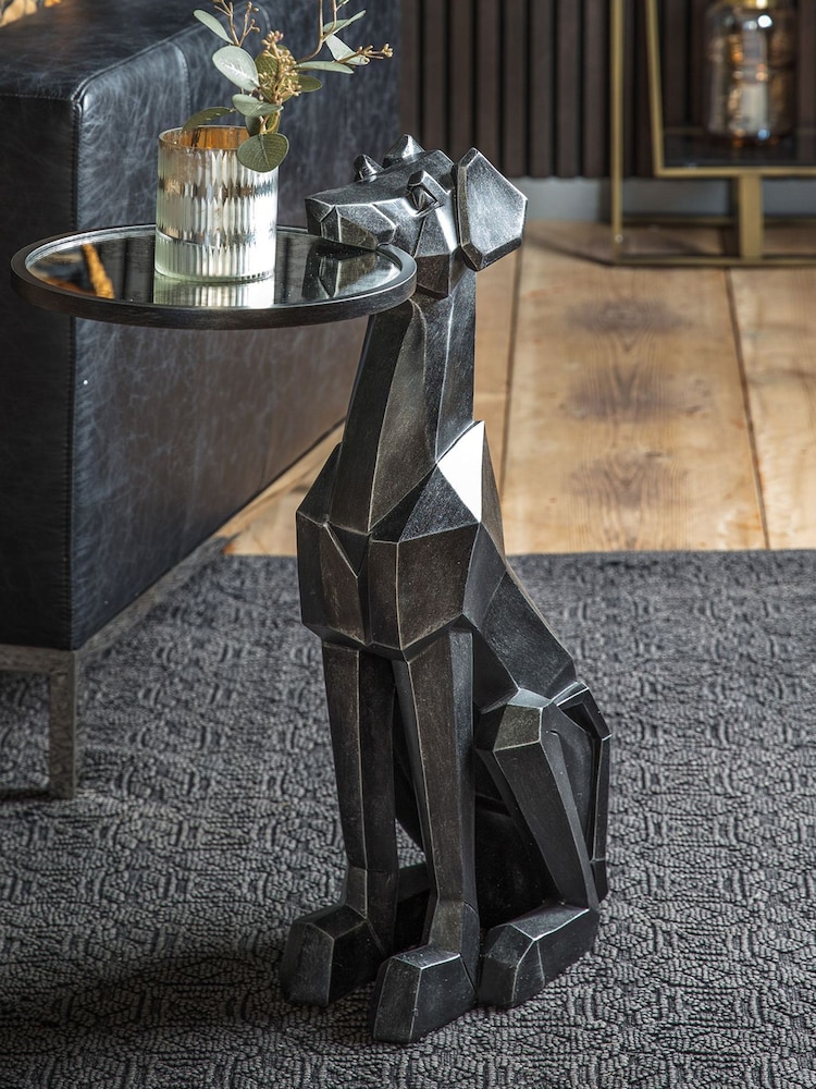 Gallery Home Black Carter Dog Side Table - Image 1 of 2