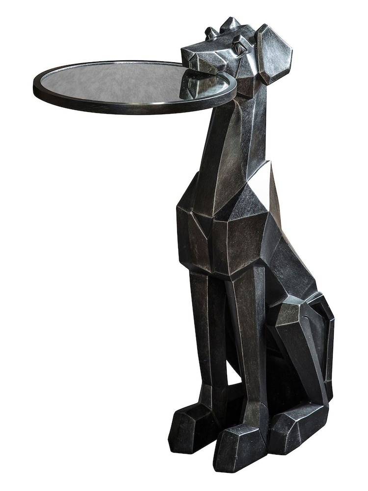 Gallery Home Black Carter Dog Side Table - Image 2 of 2