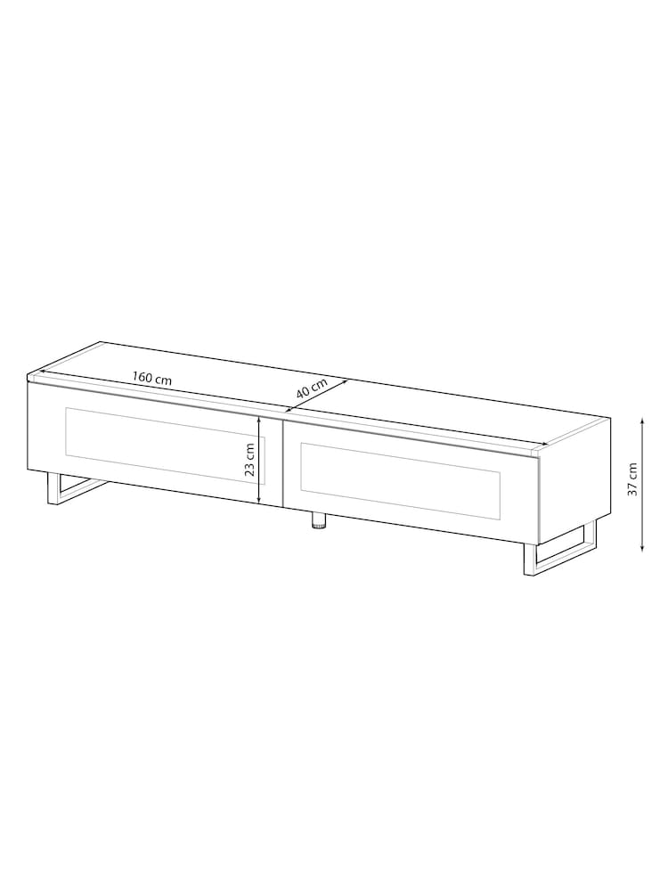 AVF Oak Panorama 1.6m TV Stand - Image 6 of 6