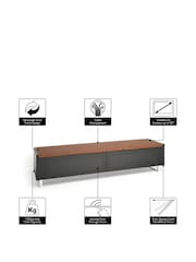 AVF Black/Brown Panorama 1.6m TV Stand - Image 4 of 5