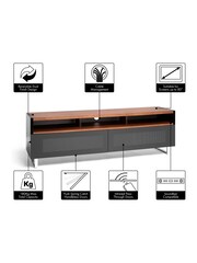 AVF Black/Brown Panorama 1.6m TV Stand - Image 4 of 5