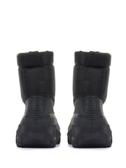 Pavers Black Mens Wide Fit Snow Boots - Image 3 of 5