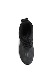 Pavers Black Mens Wide Fit Snow Boots - Image 4 of 5
