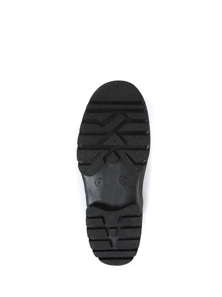 Pavers Black Mens Wide Fit Snow Boots - Image 5 of 5