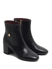 Radley London Black Hastings Long Ankle Block Heel Boots - Image 2 of 4