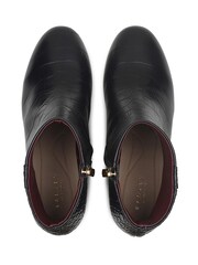 Radley London Black Hastings Long Ankle Block Heel Boots - Image 3 of 4