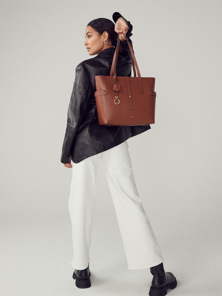 Radley London Brown Abingdon Road Large Zip Top Shoulder Bag - Image 2 of 9