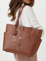 Radley London Brown Abingdon Road Large Zip Top Shoulder Bag - Image 4 of 9