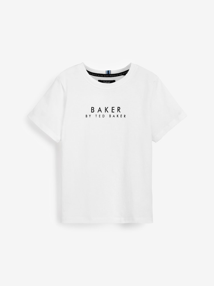 Baker by Ted Baker 100% Cotton T-Shirt - Image 1 of 6 Baker by Ted Baker 100% Cotton T-Shirt - Image 1 of 6