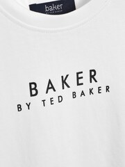 أبيض - تيشرت من القطن 100% من Baker by Ted Baker - Image 3 of 6