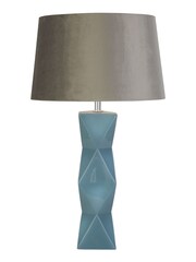 Searchlight Teal Blue Alice Table Lamp - Image 2 of 2