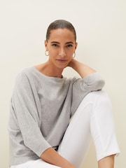 Phase Eight Grey Light Cristine Knit Jumper - Image 4 of 6