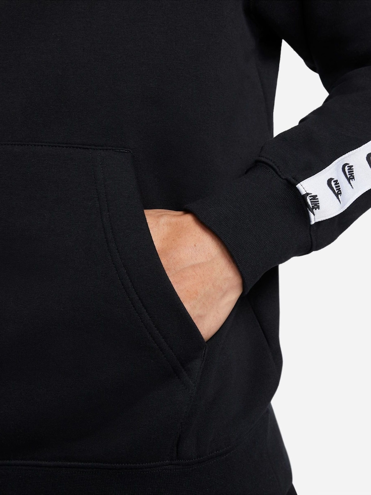 Czarny - Nike Sportswear Essential Hooded Tracksuit - Image 4 of 8