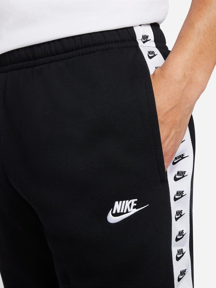 Czarny - Nike Sportswear Essential Hooded Tracksuit - Image 6 of 8