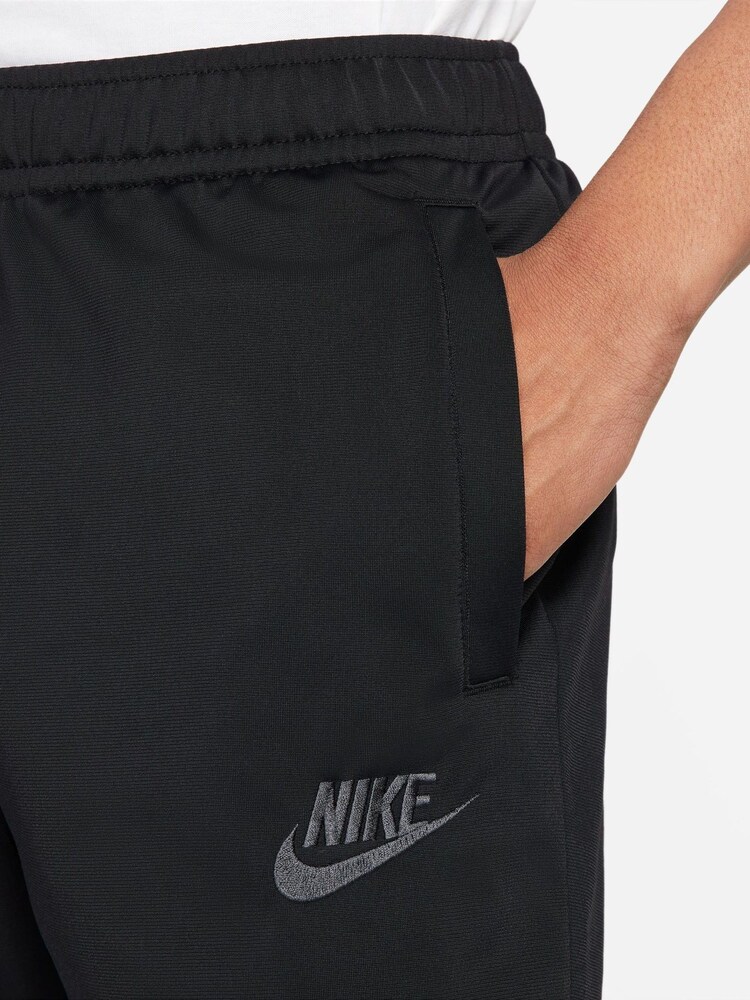 Nike Black Sportswear Sport Essentials Poly Knit Track Suit - Image 5 of 7