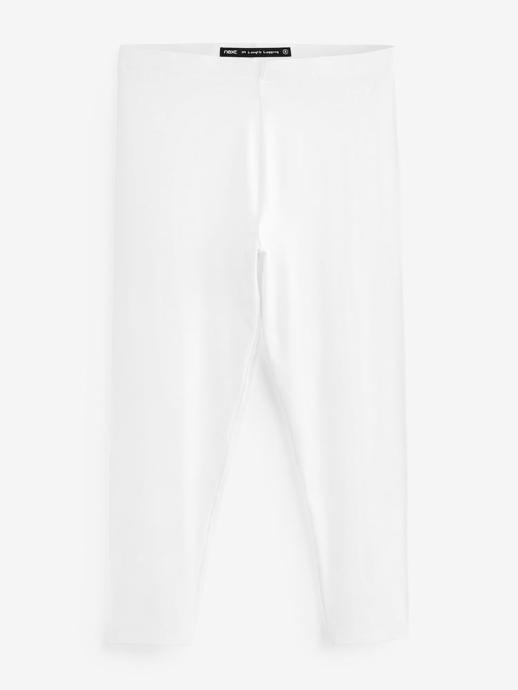 White Cropped Leggings - Image 4 of 4